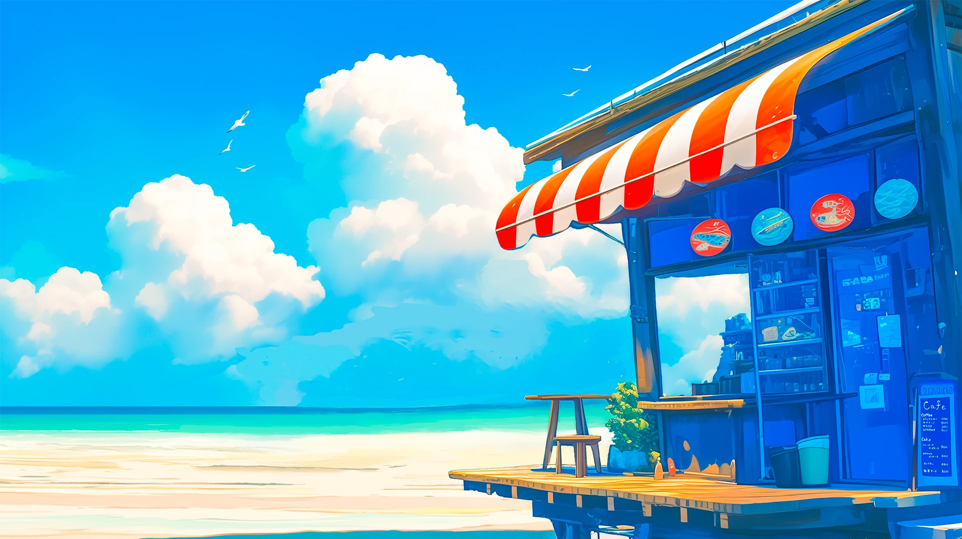 白砂と積乱雲
